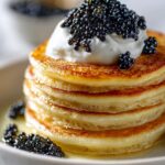 Mini Pancakes with Caviar