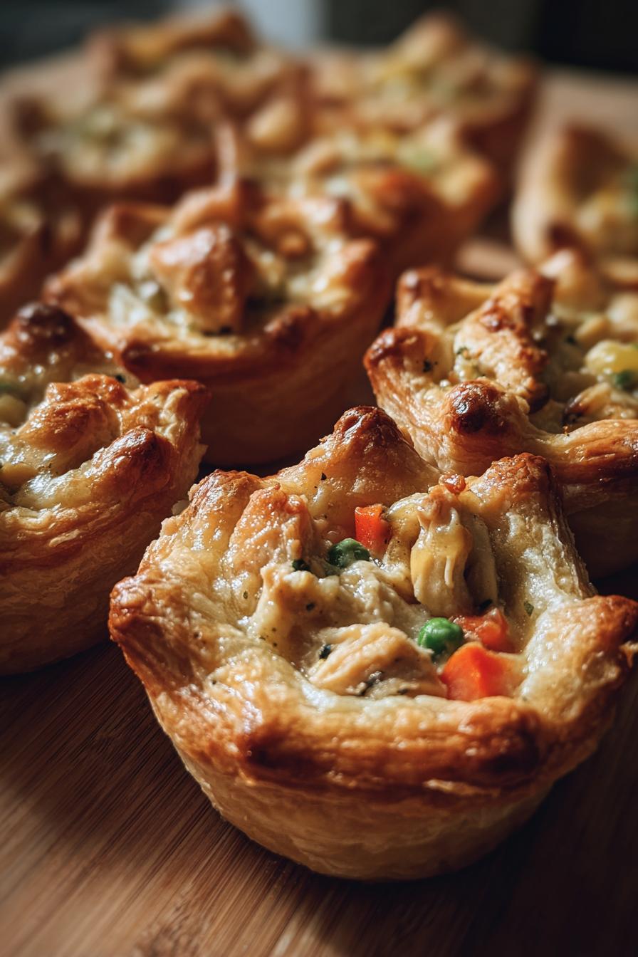 Mini chicken pot pies