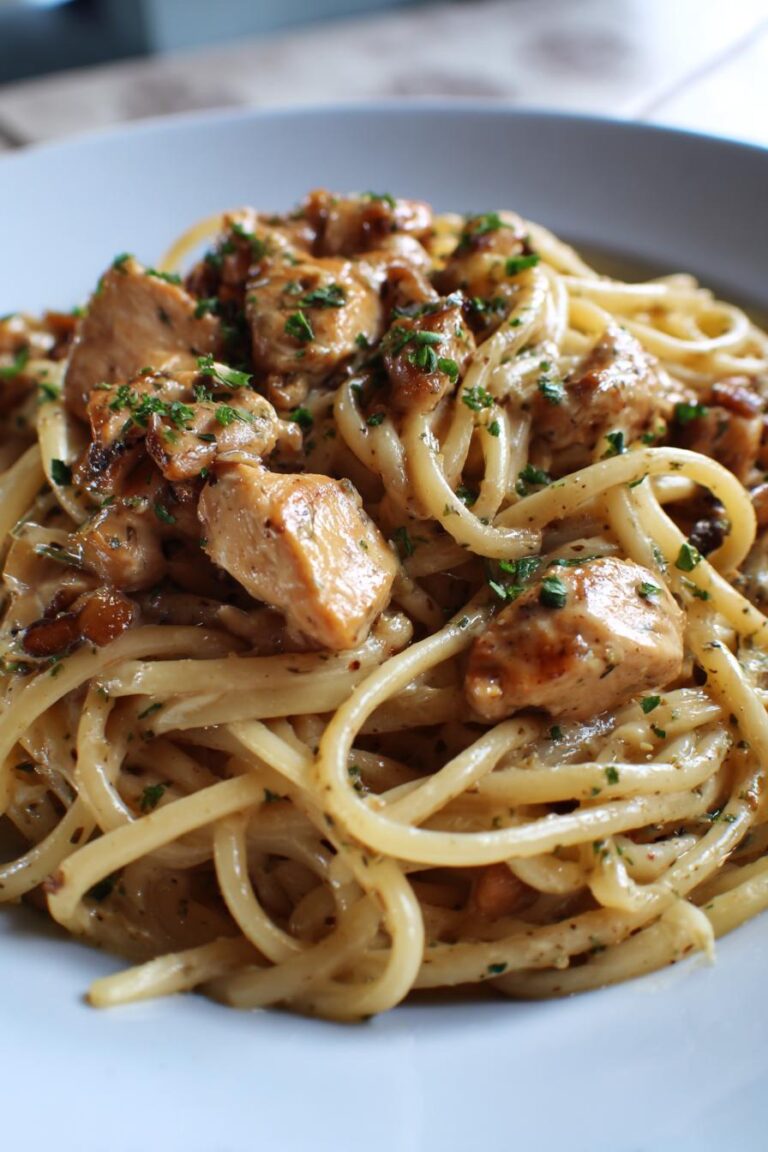 One Pot Creamy Chicken Pasta