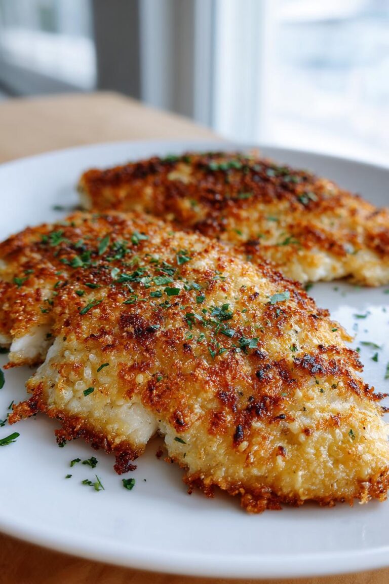 Parmesan Crusted Tilapia