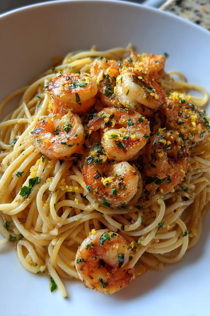 Shrimp Scampi Pasta