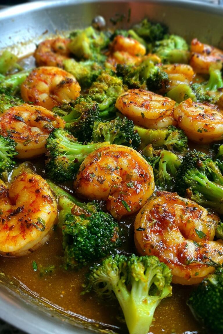 Shrimp and Broccoli Skillet