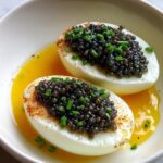Soft Boiled Eggs with Caviar