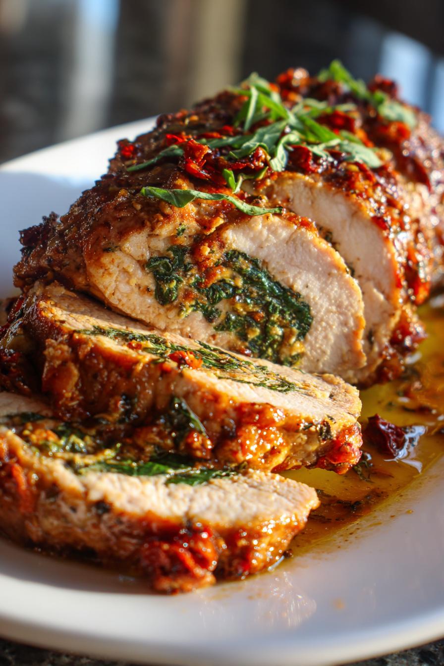 Stuffed Pork Tenderloin