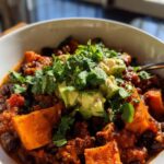 Sweet potato black bean chili