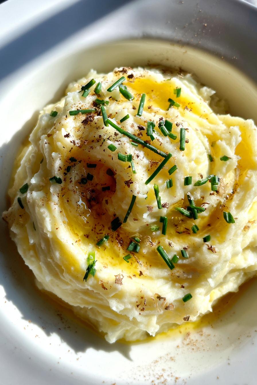 Truffle Mashed Potatoes Fine Dining
