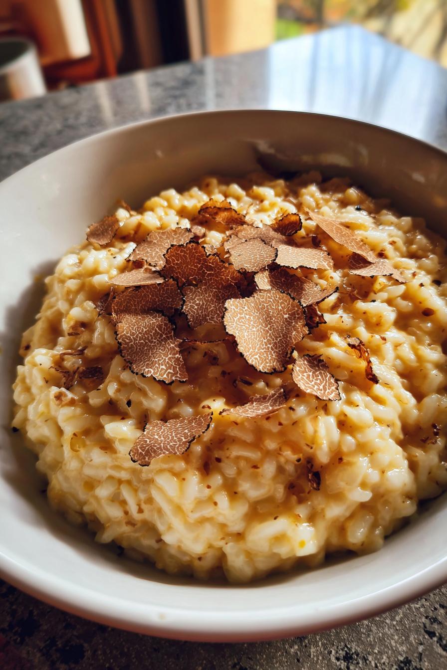 Truffle Risotto White Truffle Recipe