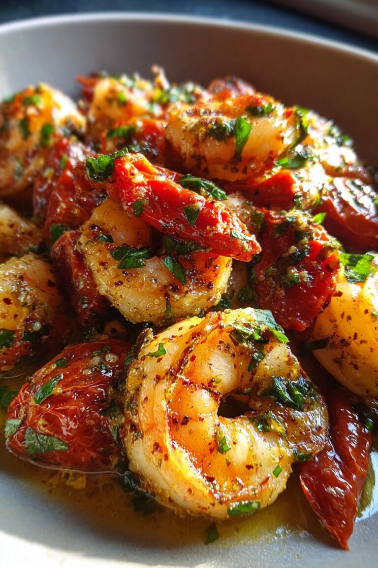Tuscan Garlic Shrimp