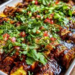 Vegan enchilada casserole