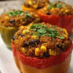 Vegan stuffed bell peppers