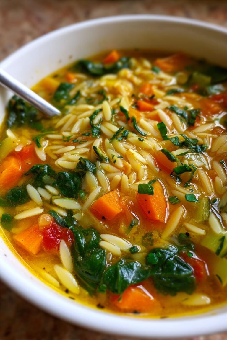 Vegetable Orzo Soup