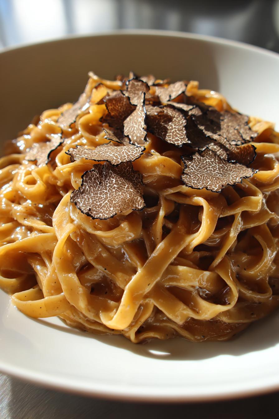 black truffle fettuccine