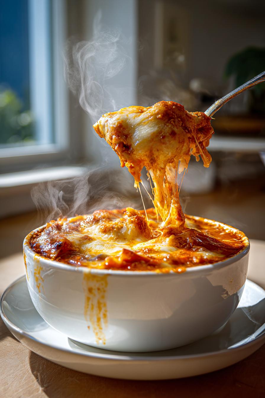 cheesy lasagna soup
