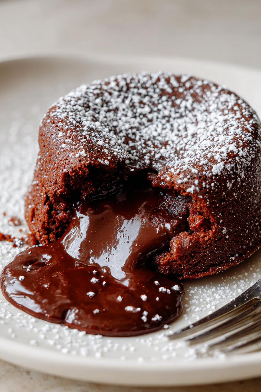 chocolate lava cake for two