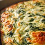 keto creamy spinach bake