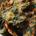 keto roasted spinach parmesan chips