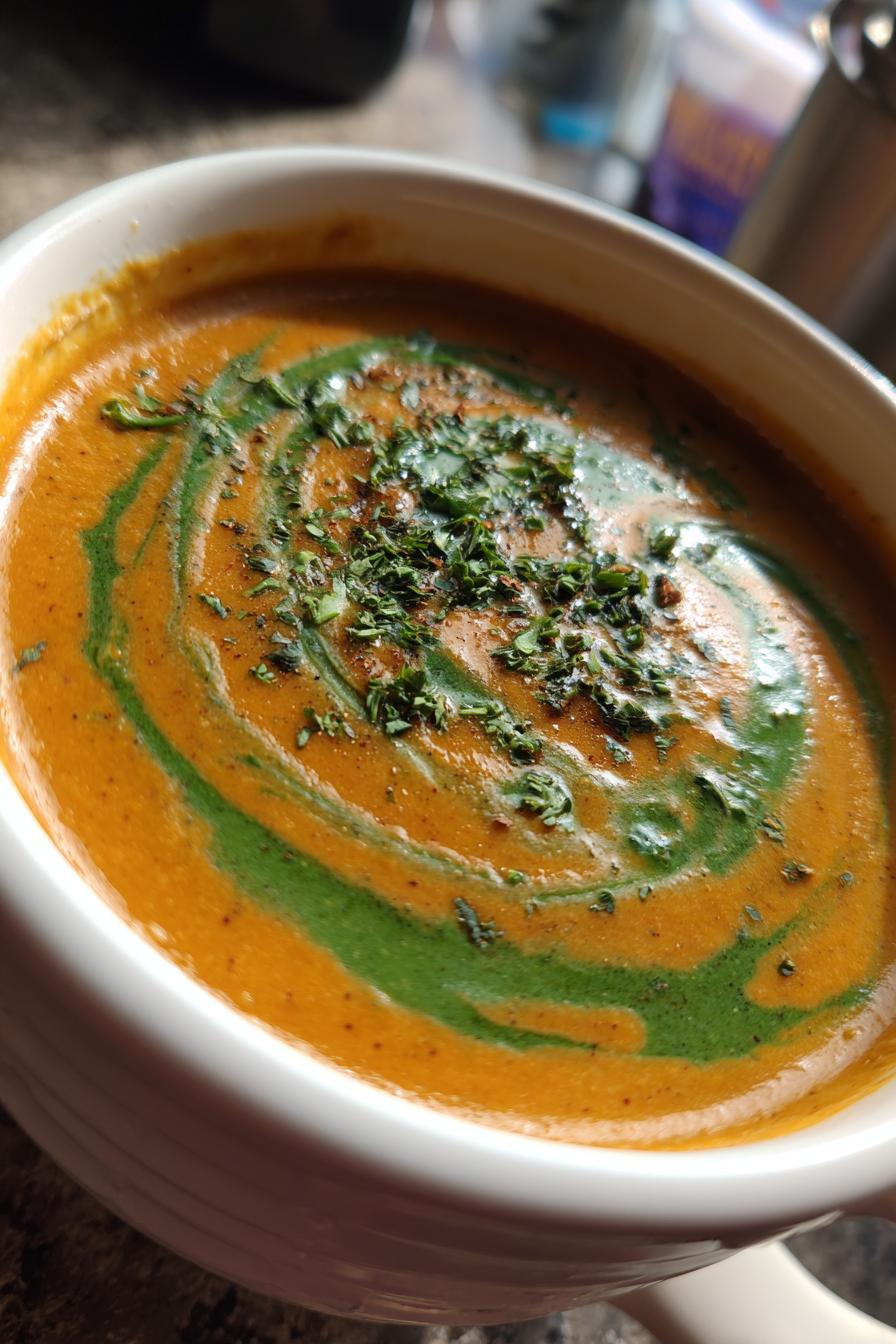 keto spinach tomato bisque (sugar-free)