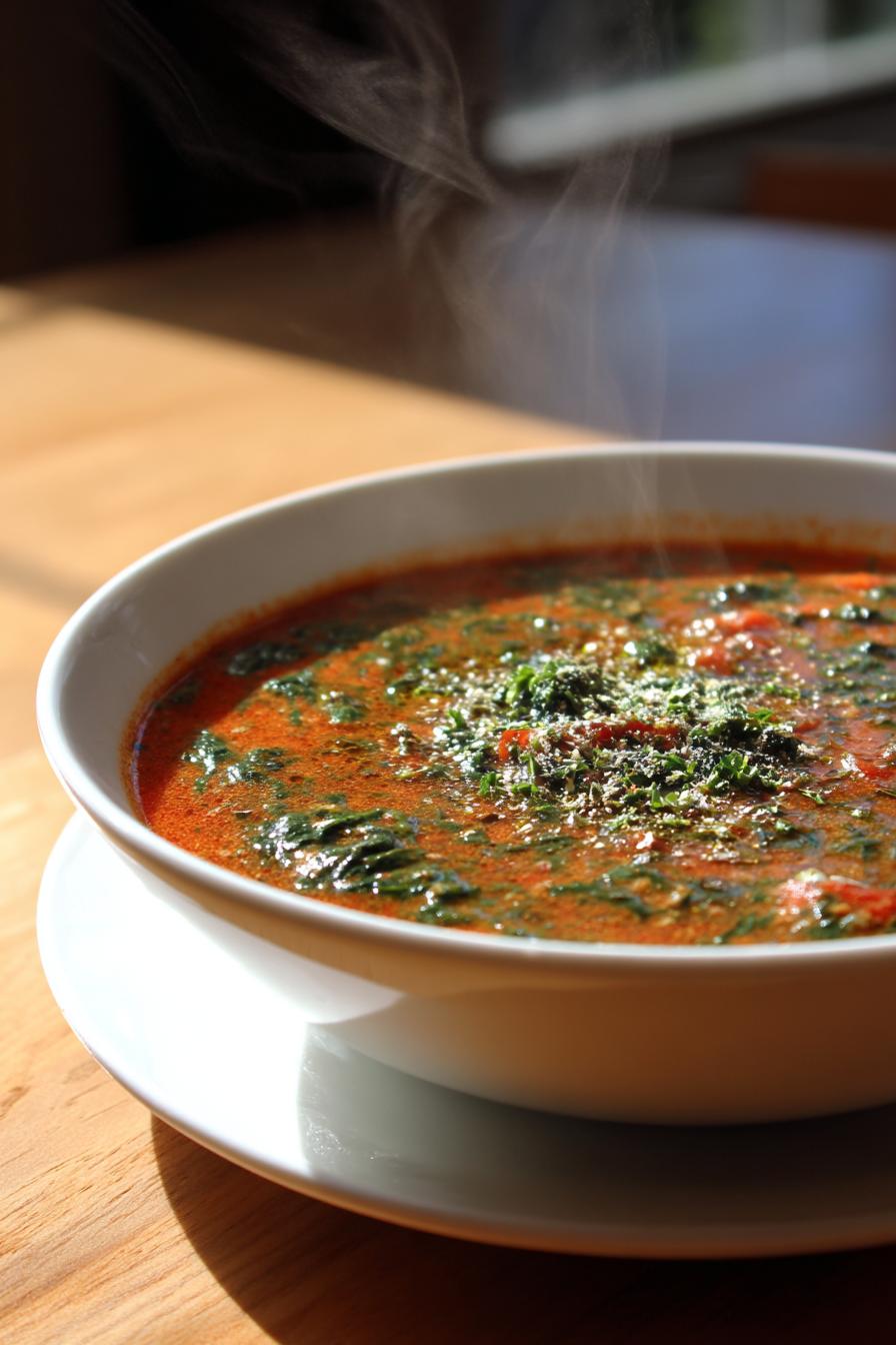 keto spinach tomato bisque (sugar-free)