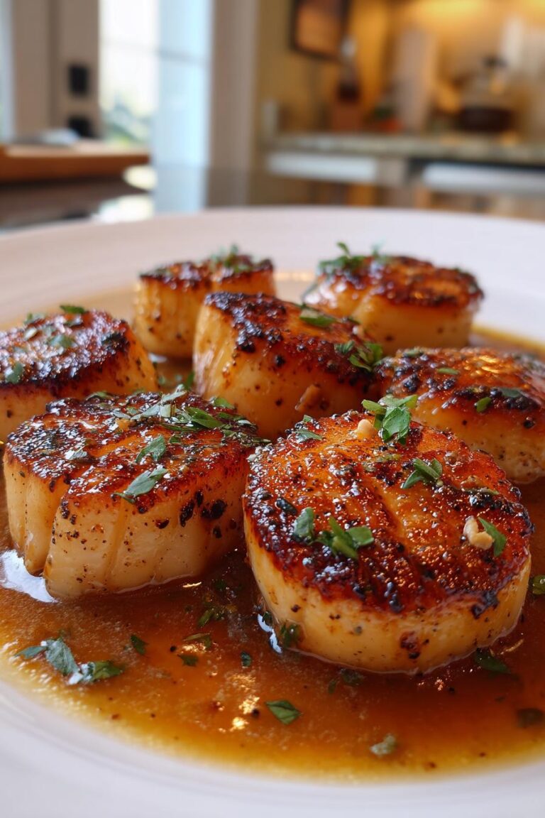 pan seared scallops valentines