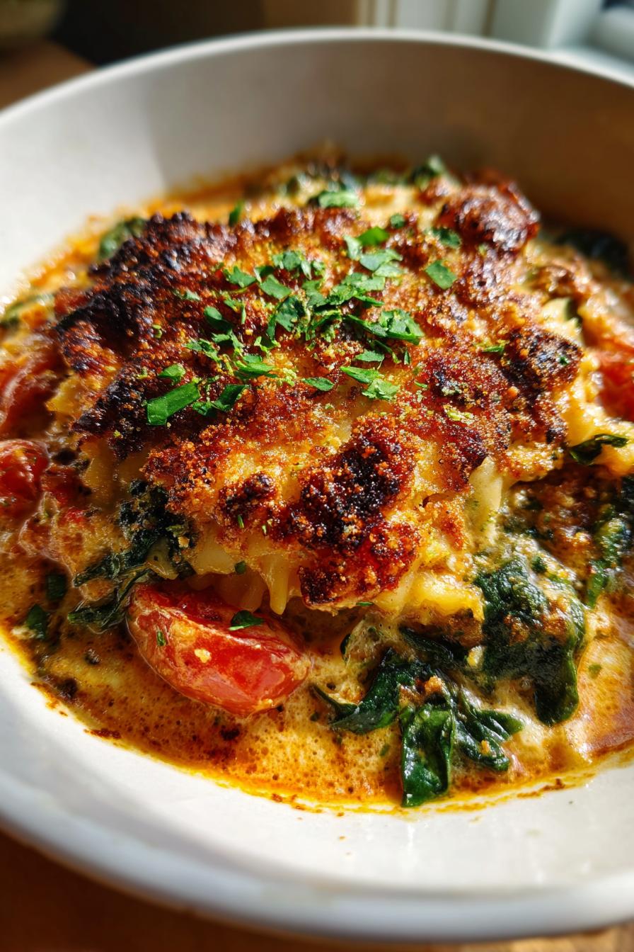 parmesan crusted lasagna soup