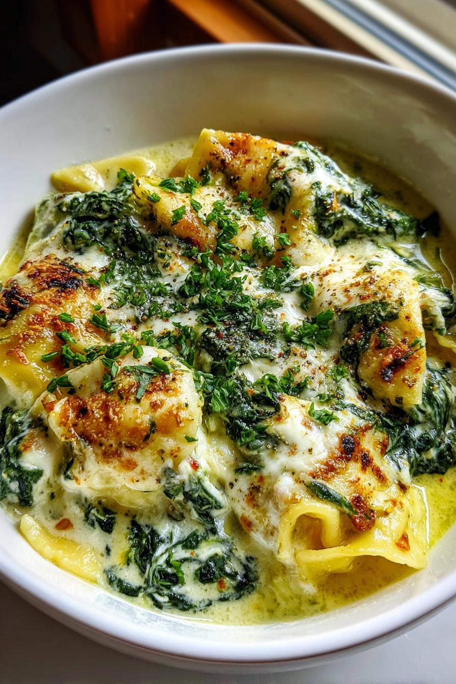 ricotta spinach lasagna soup