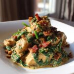 spinach bacon cream chicken keto