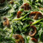 spinach mushroom cream soup low carb