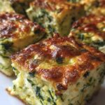 spinach ricotta keto bake with zucchini