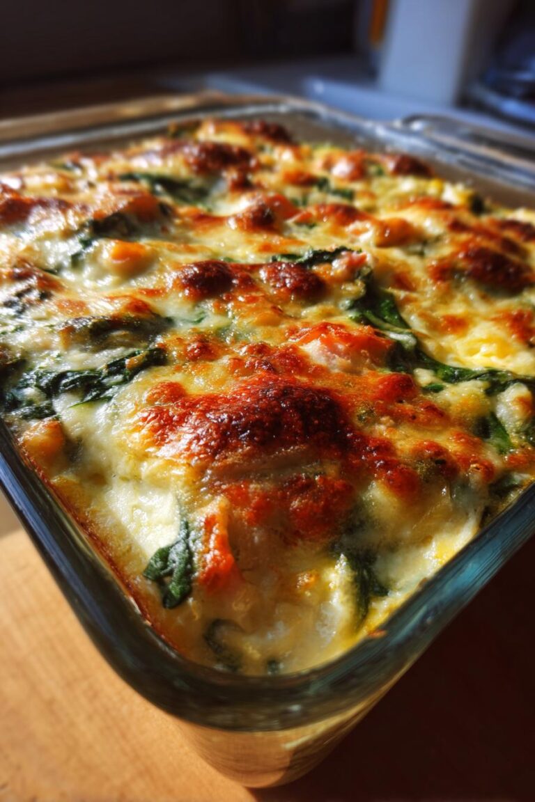 spinach tuna melt casserole keto
