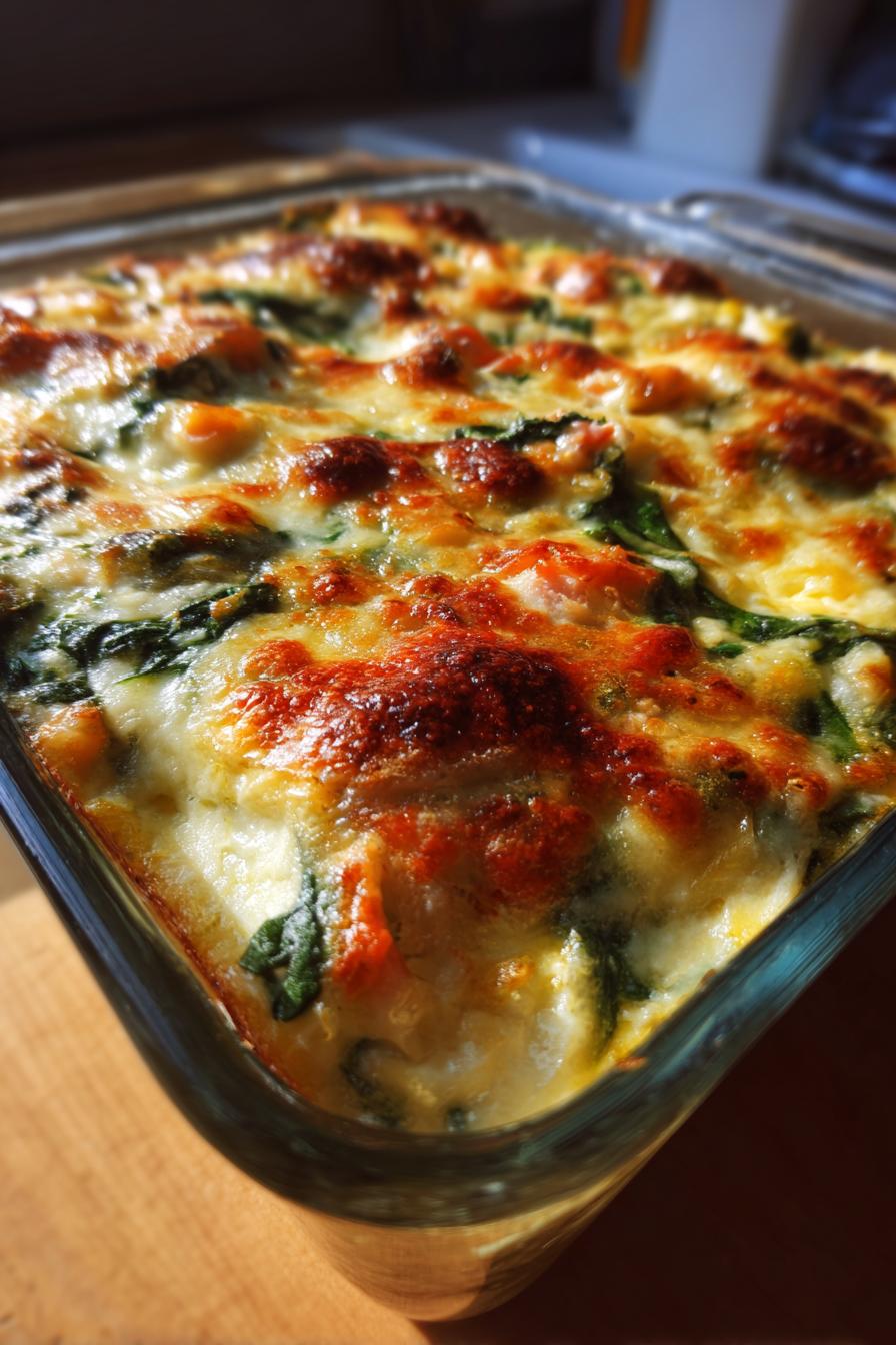 spinach tuna melt casserole keto