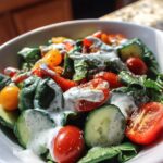 sugar free spinach ranch salad