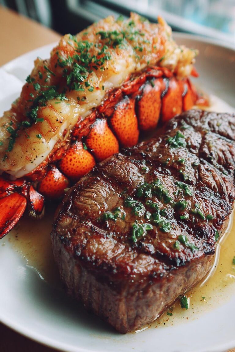 surf and turf steak lobster