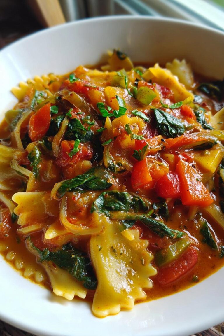 vegan creamy lasagna soup