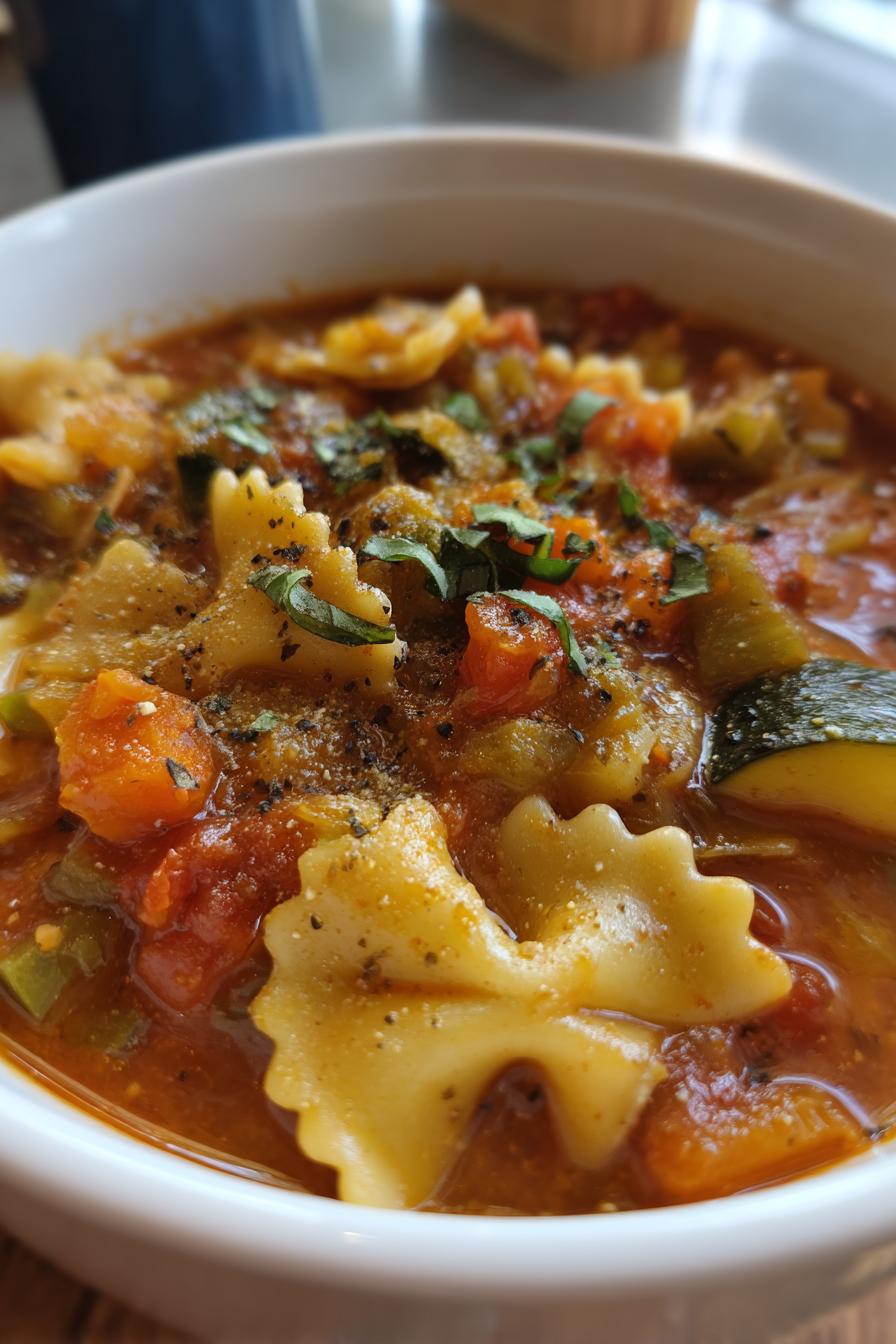 vegan lasagna soup