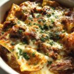 wagyu beef lasagna soup
