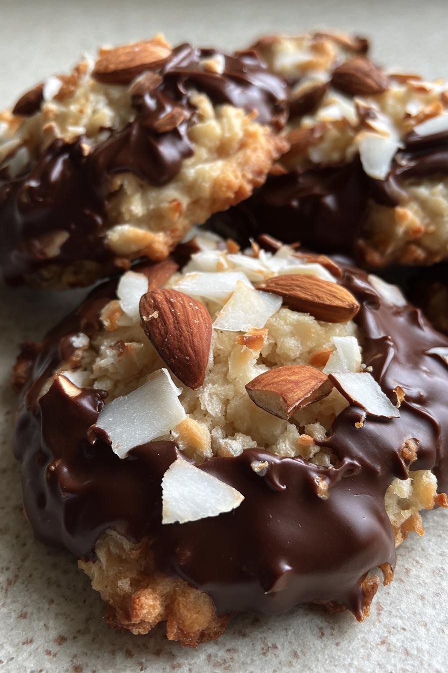 Almond Joy Holiday Cookies