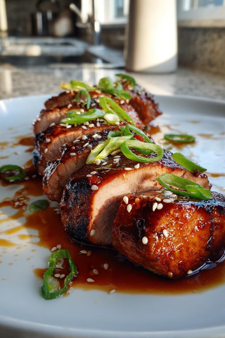 Asian Glazed Pork Tenderloin