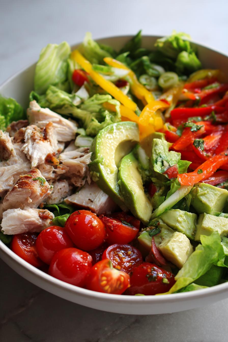 Avocado Chicken Salad Bowls