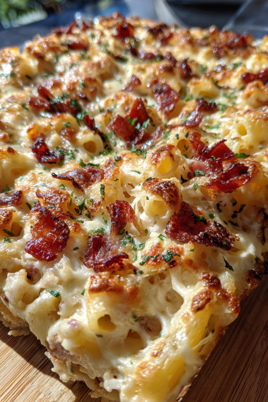 Bacon Alfredo Bake