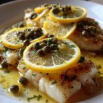 Baked Lemon Cod with Capers