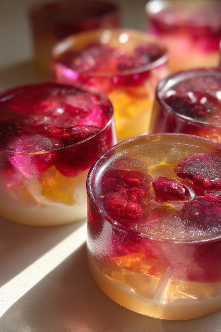 Berry Protein Gelatin Cups for Bariatric Diet