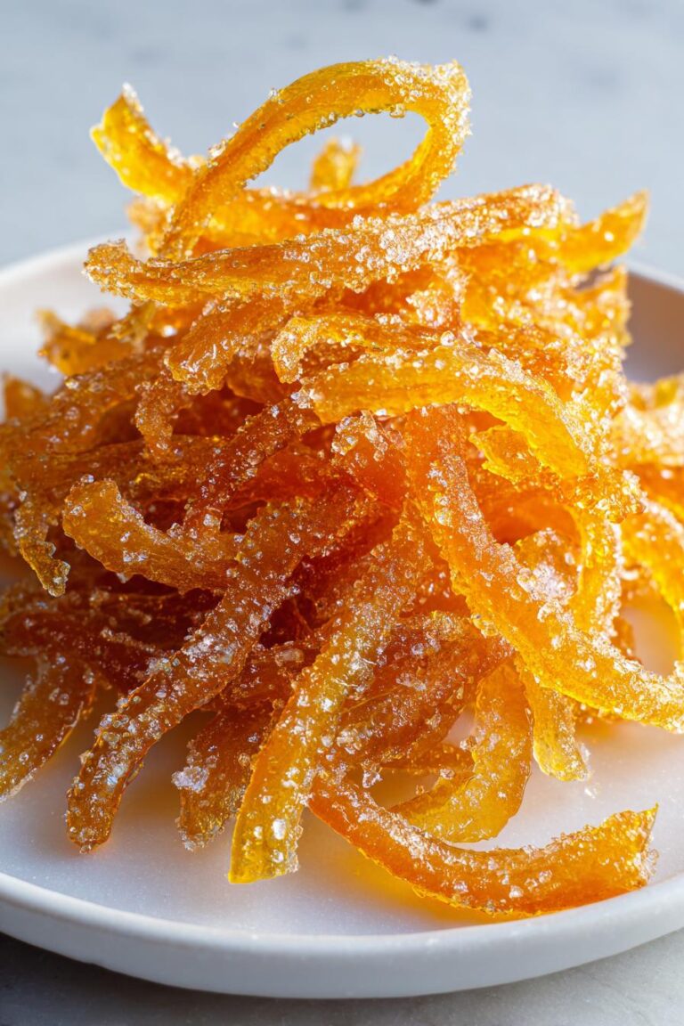 Candied Orange Peel Gift Recipe