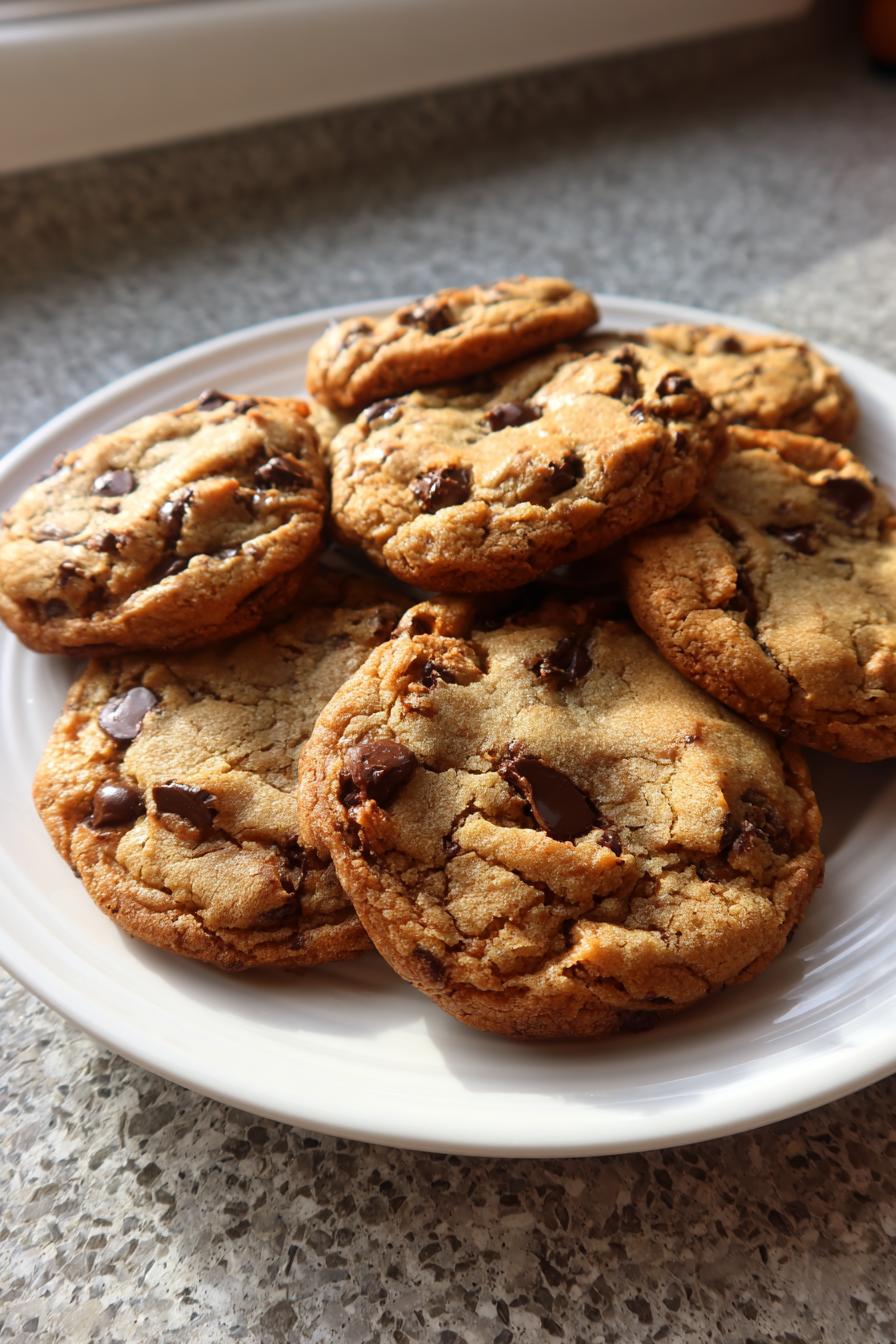 Cashew Butter Chocolate Chip Cookies