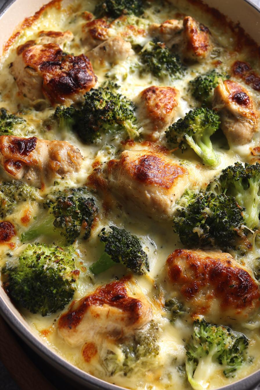 Cheesy Chicken Broccoli Bake