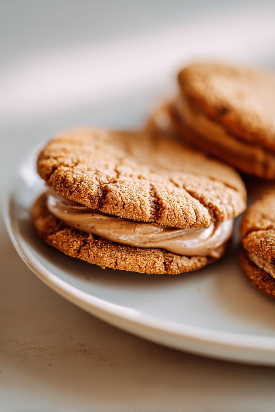 Chestnut Cream Filled Holiday Cookies