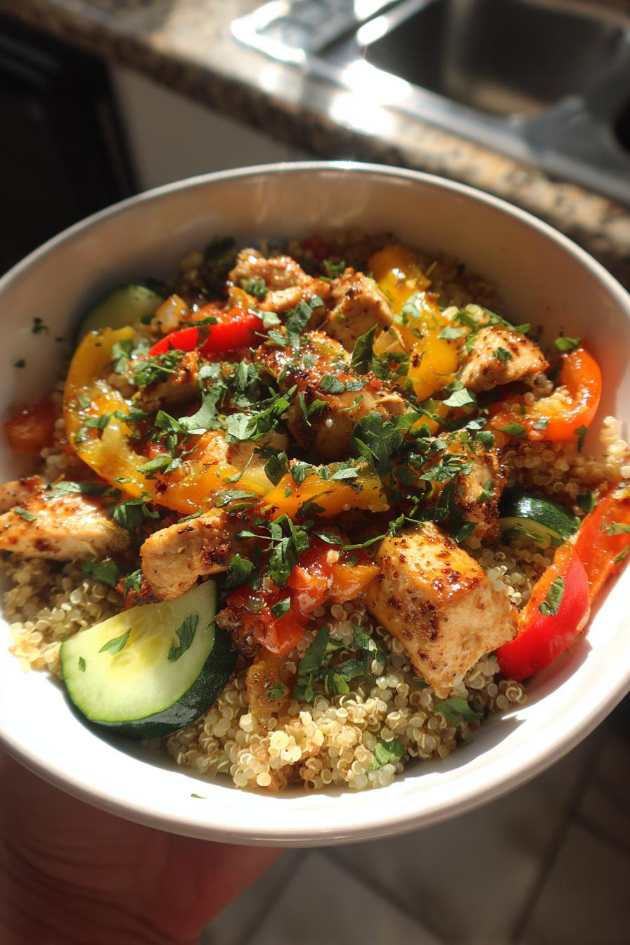 Chicken & Quinoa Protein Bowls
