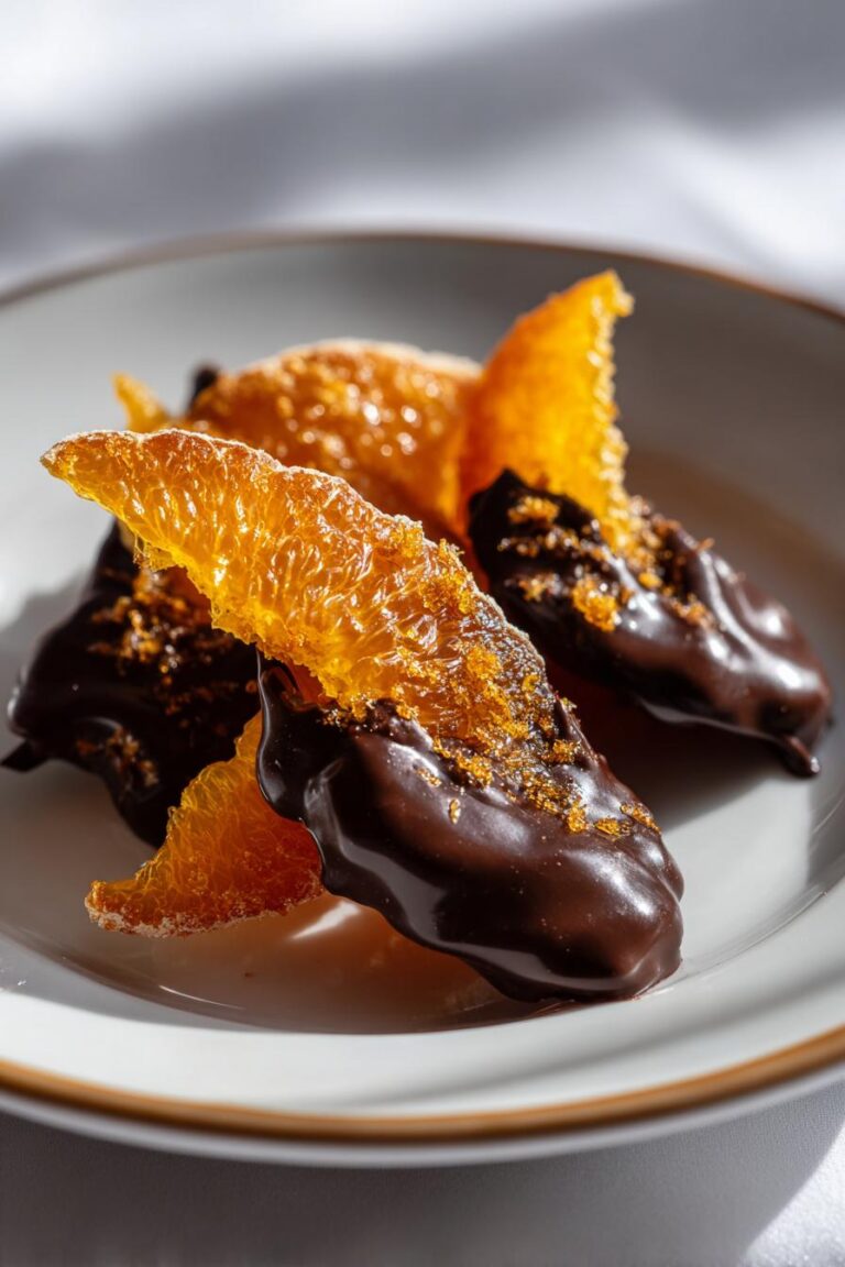 Chocolate Dipped Candied Orange Peel