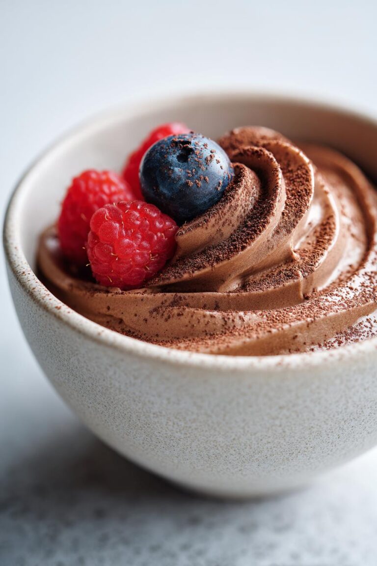 Chocolate Protein Gelatin Mousse (Sugar Free)