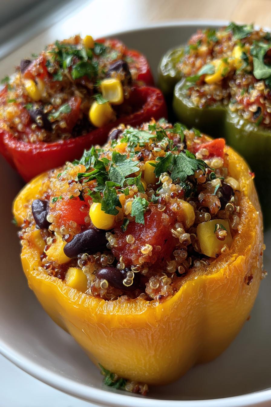 Clean Eating Stuffed Bell Peppers