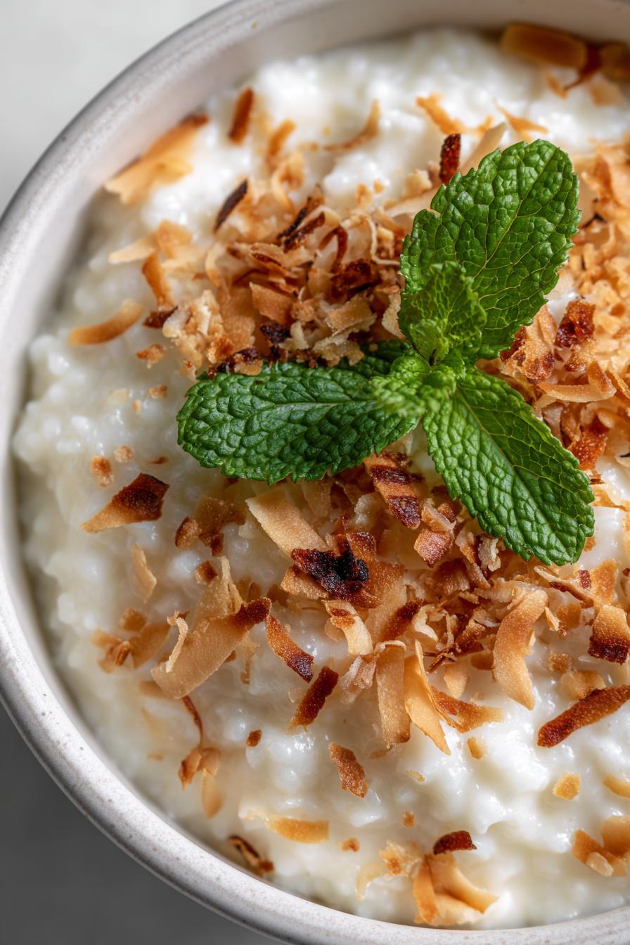 Coconut Milk Rice Pudding